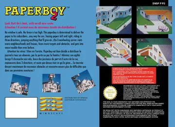 Paperboy 2 (Europe) box cover back